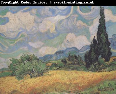 Vincent Van Gogh Wheat Field with Cypresses at the Haute Galline near Eygalieres (nn04)